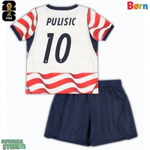 Forente stater Christian Pulisic #10 Replika Babytøj Hjemmebanesæt Børn VM 2026 Kortærmet (+ Korte bukser)